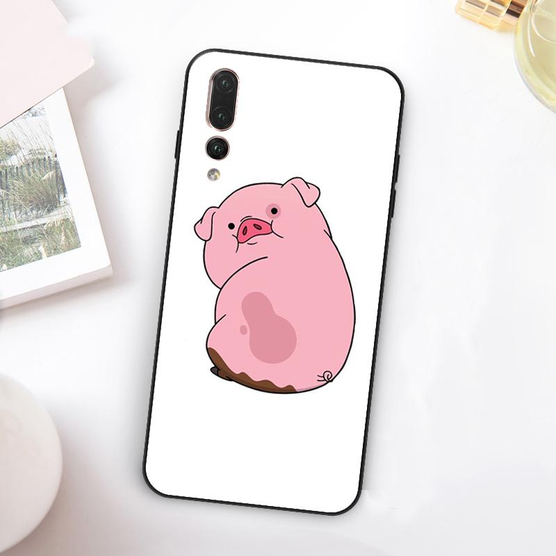 Милый РОЗОВЫЙ Кавайный Поросенок Для Huawei Nova 12i 12s 11i 7i 8i Y73 Y70 Y90 Y60 Y72 Y61 Y91 9 10 SE P30 Pro P40 Lite Чехол