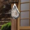 3D Water Droplet Wind Spinner Bird Reflector Garden Decor Gardening Gift Metal Sculpture for