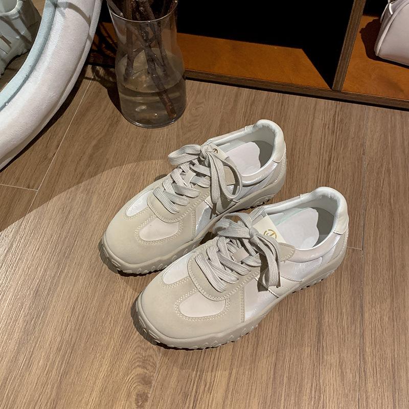 Sports Breathable Explosion Yellow Retro Heightening German Training Shoes Women's 2025 New Spring Thick-soled Versatile Forrest Gump Shoes