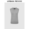 UR 2024 Осенний женский трикотажный топ без рукавов облегающего кроя