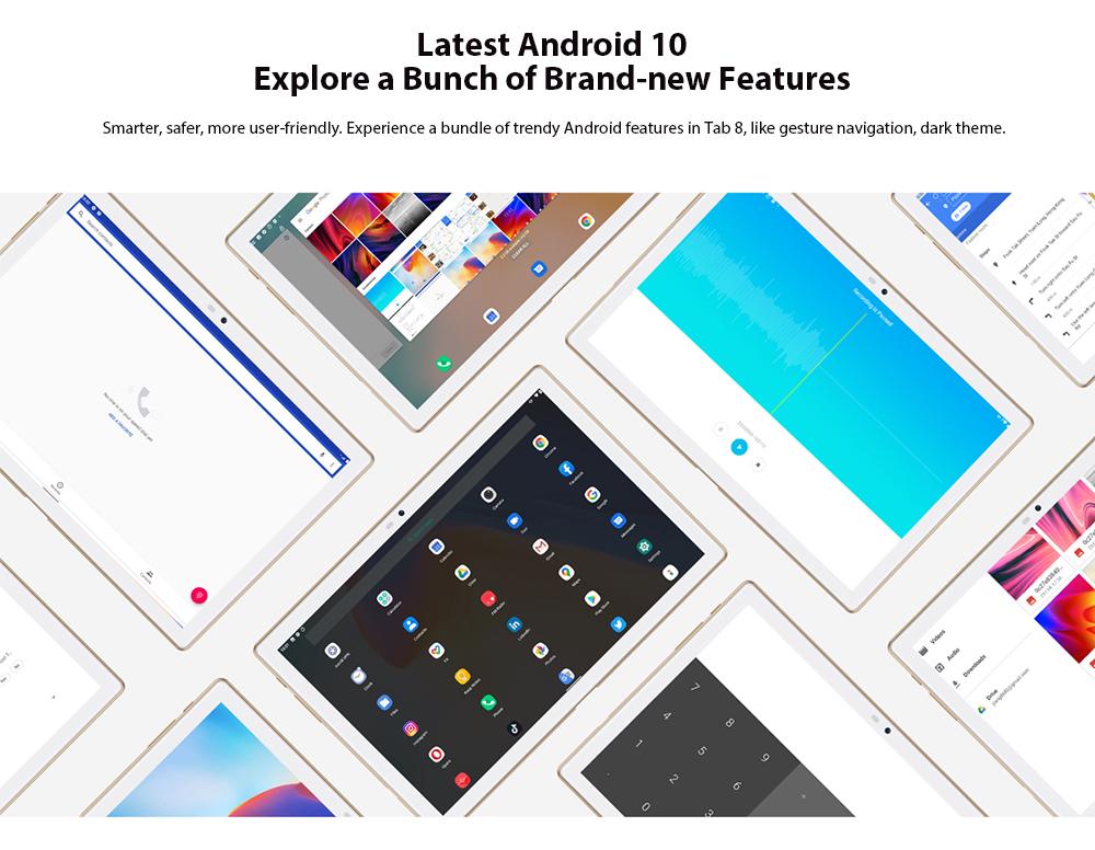 Планшет Blackview Tab 8 с экраном 10.1 дюйма, ОЗУ 4Гб, встроенная память 64Гб, батарея 6580 mAh