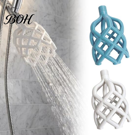 No Clog Shower Head Head, 3D Printed Hollow Woven Rainfall Sprayer, Clog-Free Easy Clean Installation Bathroom Accessory