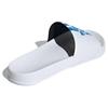 Adidas Adilette Slide White Bright Blue Unisex Sneakers Cloud-White ID5789
