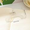 2pcs Fixed Book Holder Reading Bookmark Holder Offices Supplies Page Holder Clip Acrylic Book Clip
