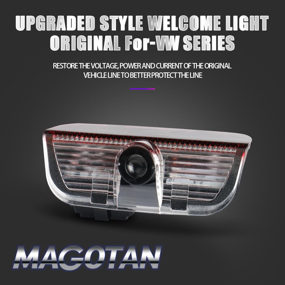 2pcs Car Door HD Welcome Light Laser Projector For Volkswagen VW Jetta Lavida Bora polo passat b6 b8 mk6 golf R Rline accessorie yzk045