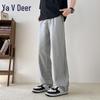 Yalu Men's Line-Cut Cotton Blend Casual Sweatpants