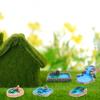 10 Pcs Fairy Garden Miniature Pond Ornaments Accessories Resin Miniature Pond