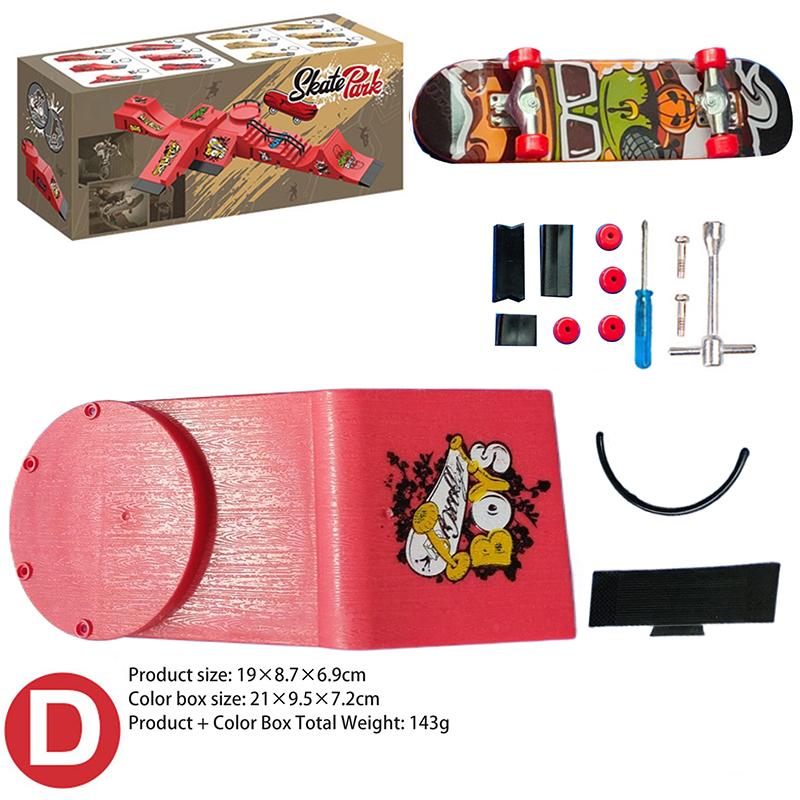 1 комплект мини-скейтборда для пальцев, детские спортивные игрушки для пальцев, игровой парк для скейтборда, ступенчатая рампа, реквизит для сцены, подарок