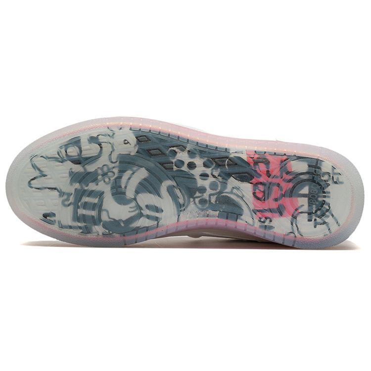 Кроссовки Li Ning Disney X Collaboration Series с нескользящей подошвой, прочные, женские, для скейтбординга, белые, розовые, AGCS020-3