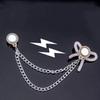 Silver Alloy Magnetic Button Clips Fixing Hem Non-hole Waist Buckle Shorten Trouser Clip