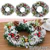 1 шт. Рождественский венок 2023 года, праздничный, свадебный, офисный, дверь, домашний офис, рождественский декор