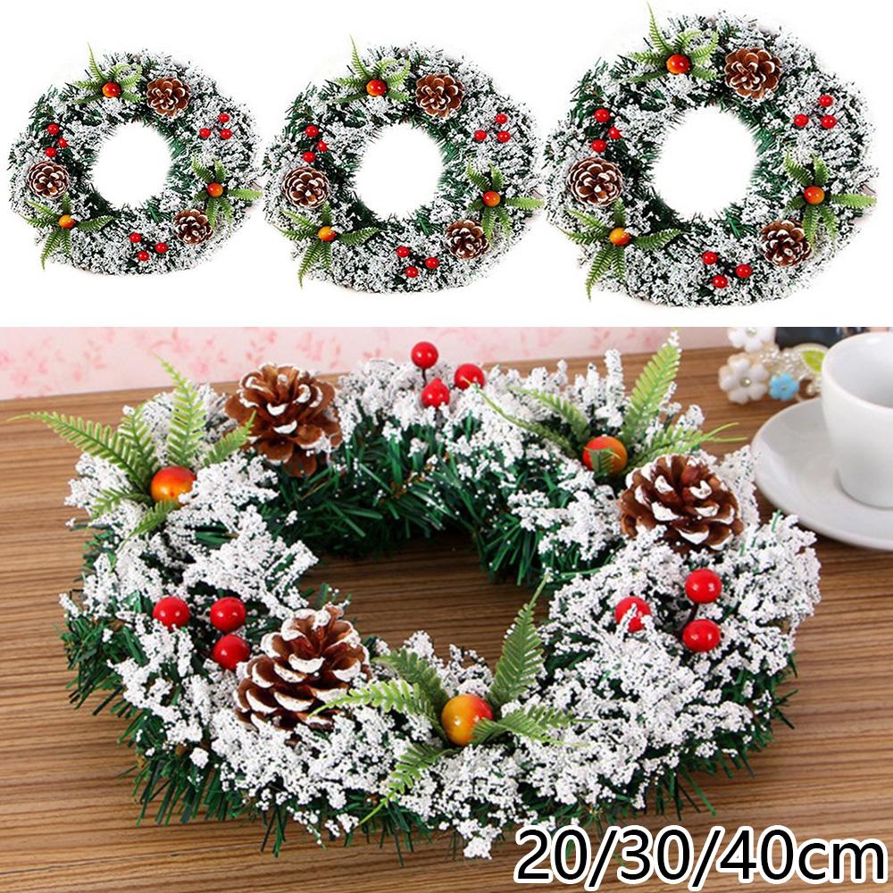 1 шт. Рождественский венок 2023 года, праздничный, свадебный, офисный, дверь, домашний офис, рождественский декор