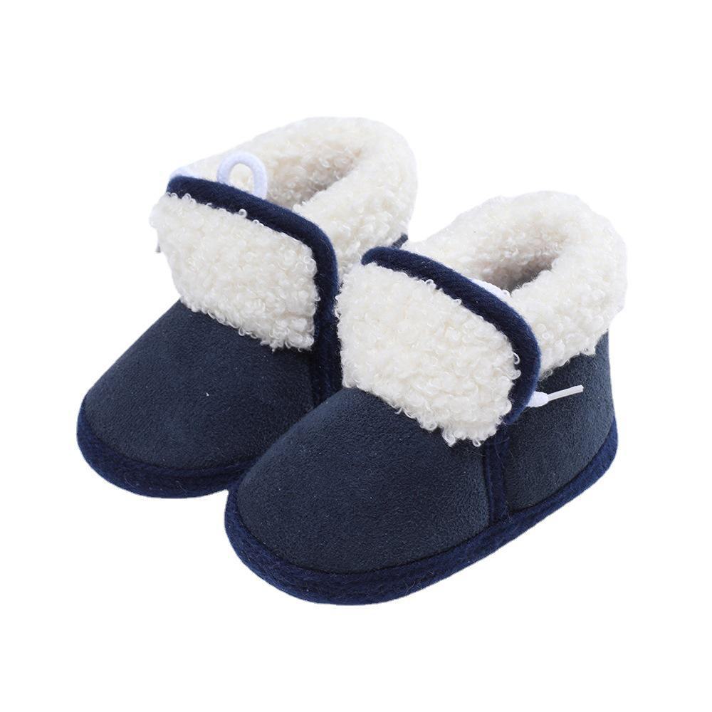 2022 Новорожденные Мягкие Хлопковые Туфли, Нескользящие Детские Туфли для 0-12 Месяцев, Туфли с Мягкой Подошвой Для Малышей