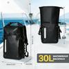 1pcs  Waterproof Backpack,Floating Dry Bag 30L,Cushioned Back,Hip Strap for Hiking Camping Kayaking Travel for Diving Rafting