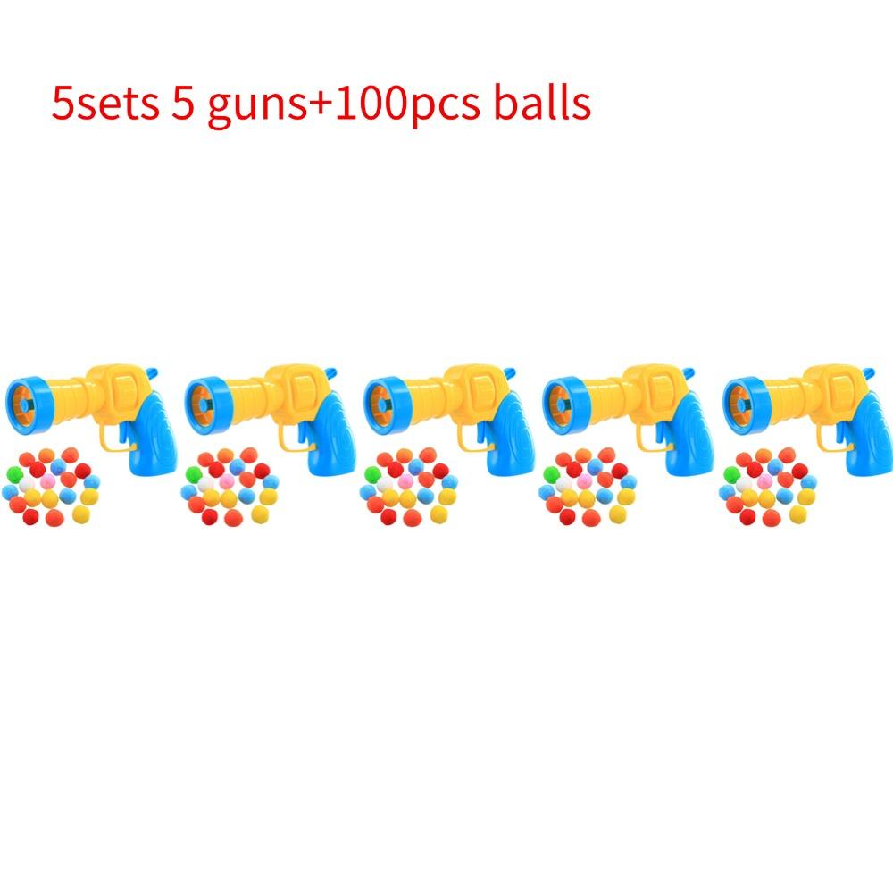 Cat Toy Gun Plush Ball Launcher for Indoor Cats Interactive Shooting Gun Quiet High Bounce Ball To Tease The Cat Pet Supplies