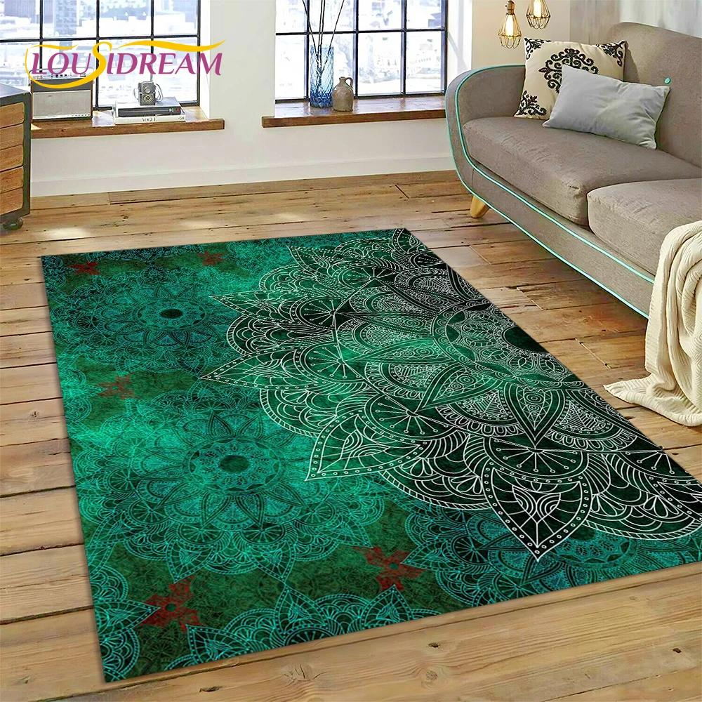Медитация Мандала Богемия Дух Природы Ковер Коврик для Йоги для Дома Гостиной Спальни Дивана Придверный Коврик Декор, Ковер с Областью Нескользящий Коврик