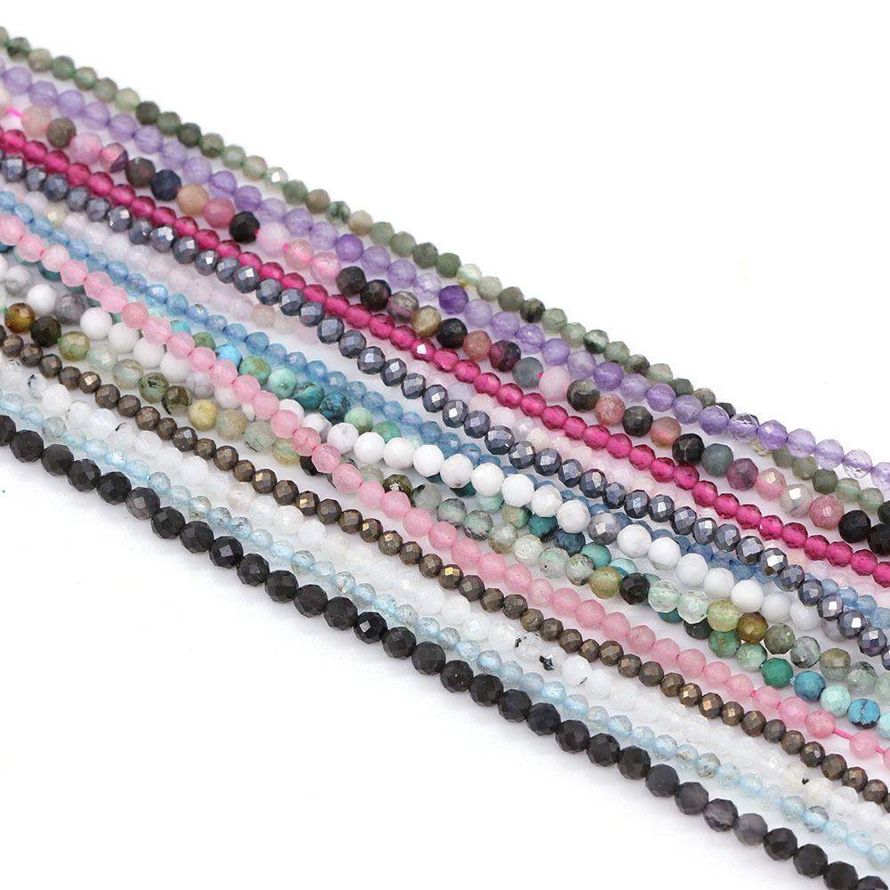 Натуральные граненые мелкие драгоценные камни 38 см, изготовление браслетов из красного граната, свободные бусины, аксессуары для самостоятельного изготовления