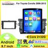 Android 12 For Toyota Corolla 10 E140 E150 2006- 2013 Android Car Radio Multimedia Video Player AI Voice CarPlay Stereo
