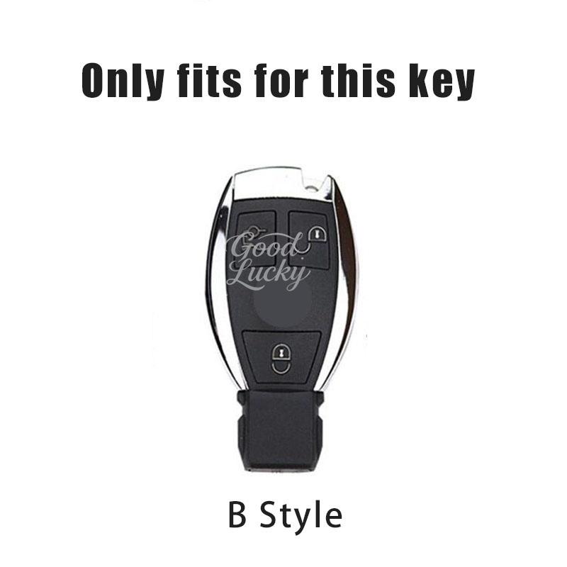 AABIC1 New TPU For Mercedes-Benz C260l Car Key Set New C-class E-class S-class GLC Bag GLE Buckle EQB Shell EQA High-grade Female