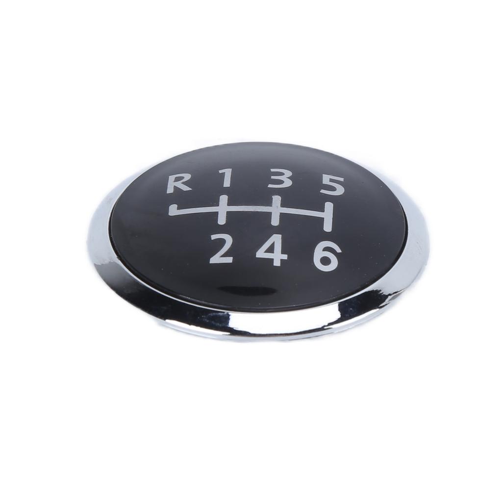 Крышка набалдашника рычага переключения передач 6 скоростей Черный АБС-пластик Замена для T5 Transporter 2003‑2010