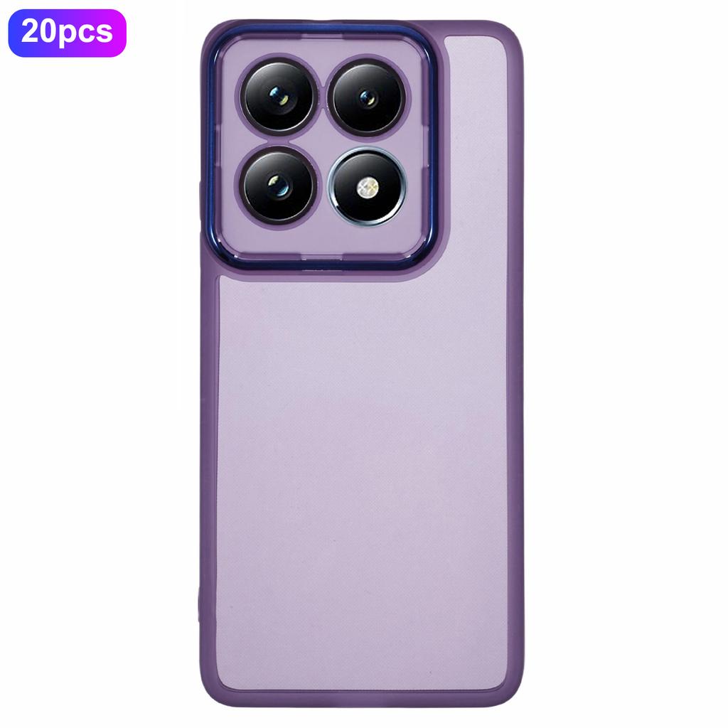 Bulk Purchasing 20Pcs For Xiaomi 14T Pro Case Electroplated Camera Frame TPU Phone Cover Precise Cutouts