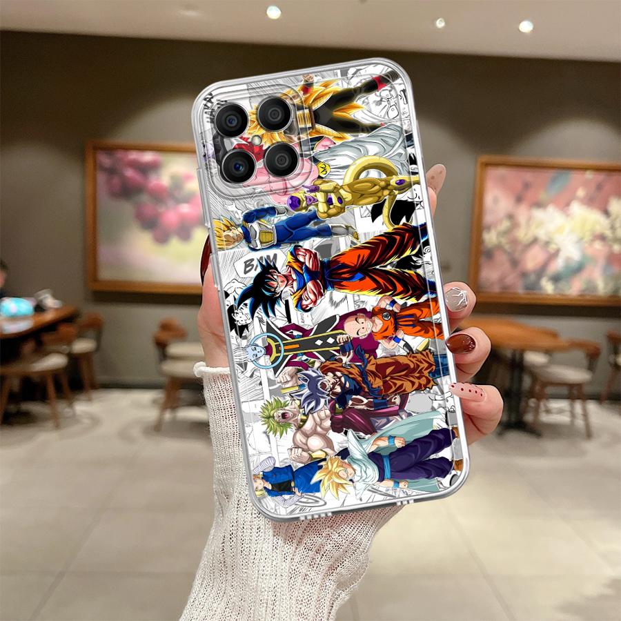 Мультяшный чехол Dragon Ball Anime для Honor 90 Lite X7b X8a X9b X8b X9a X8 Мягкая крышка для телефона