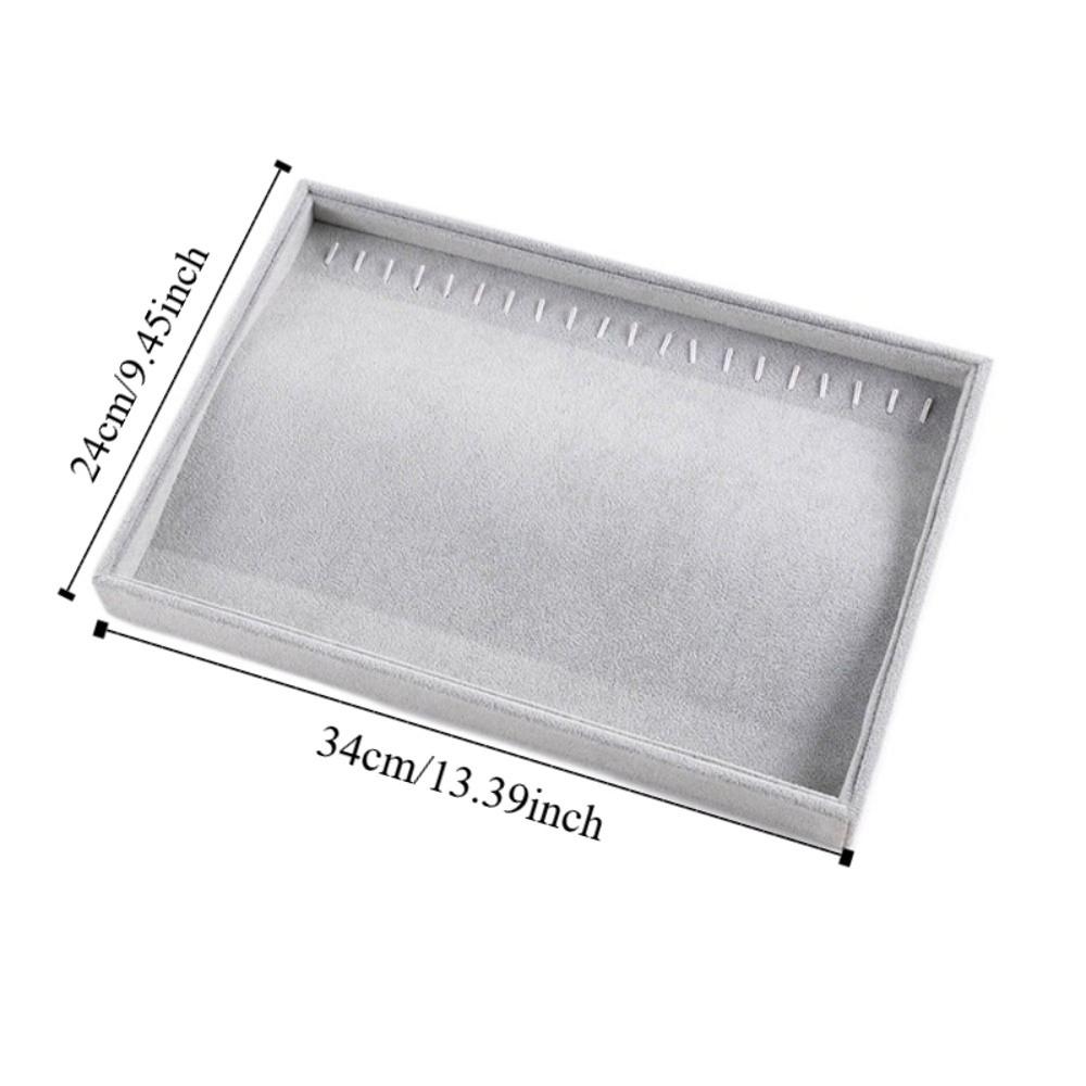 Necklaces Jewelry Storage Box Bracelets Jewelry Display Holder Velvet Jewelry Tray  Jewelry Seller