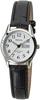 Klefer TE-AL176-WTS Women's Analog Waterproof Watch with Leather Strap, Black