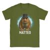 Маттео Маттео Маттеоо Итальянский мем про умственную деградацию Хлопковая футболка для мужчин Летние Винтажные футболки Футболки с круглым вырезом Одежда больших размеров