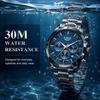 LIGE New Luxury Mens Watches Fashion Business Quartz Wristwatches Sports Waterproof Luminous Steel Watch for Man Reloj Hombre