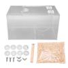 Acrylic Bird Breeding Box Transparent Parrot Nesting Box with Standing Pole and Padding for All