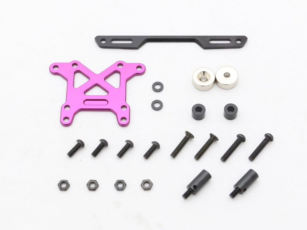Front Magnet Body Mount for RDX Base Purple (aluminum Type)
