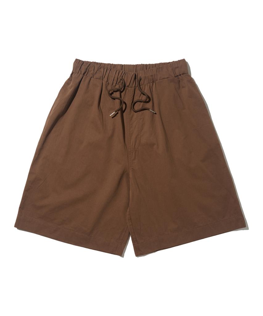 TAILOR STUDIO Cotton Campus Bermuda Pants (Brown)