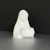 3D Printed Virgin Mary Flower Pot Rosary Storage Box Religious Decor for Prayer Corner Desktop Office Indoor Garden Altar