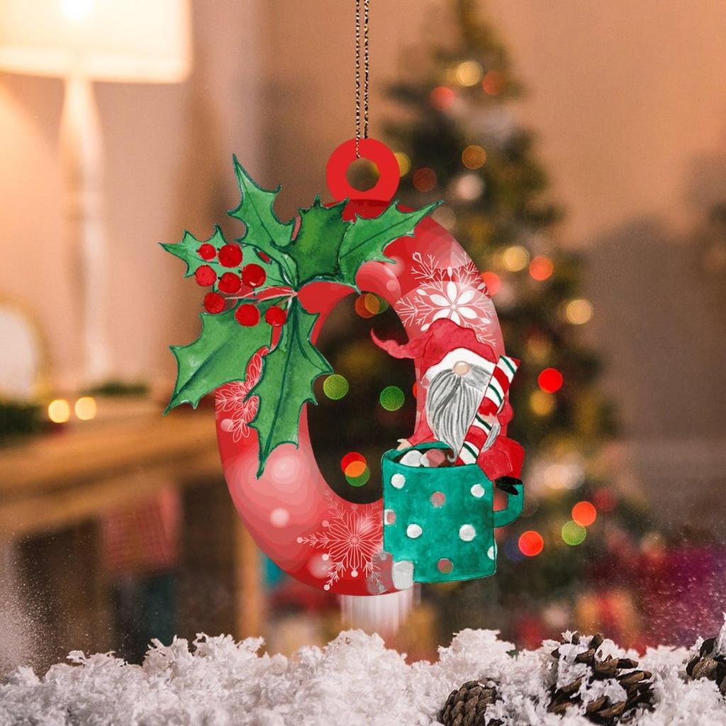 Рождественское украшение Подвеска Рождественская елка Бирка Тематическая вечеринка Поделки Орнамент