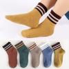 5 Pair Lot Children Socks Cotton Outdoor Sports Socks For Boys And Girls  Kids Stripe Socks Spring