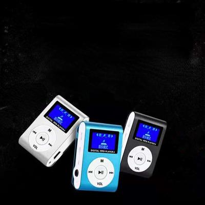 Металлический спортивный мини-клип MP3-плеер с портативной функцией воспроизведения музыки и аудиооборудованием