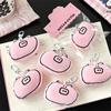 Cartoon Kawaii Plush Pig Doll Toy Keychain Sweet Cute Bag Pendant Funny Creative Pig Car Keyring Accessories Couples Gifts