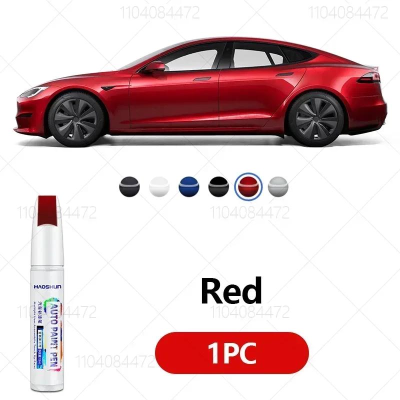 Для Tesla Model 3 YXS Car Paint Scratch Repair Pen Touch Up Paint Accessories Black Pearl White Silver Deep Sea Blue Red