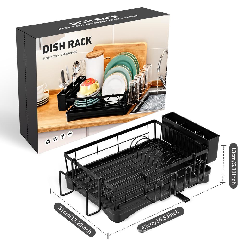 Disassemble and assemble kitchen bowl rack, drain storage rack, tableware rack, dish storage rack, multi-functional cupboard