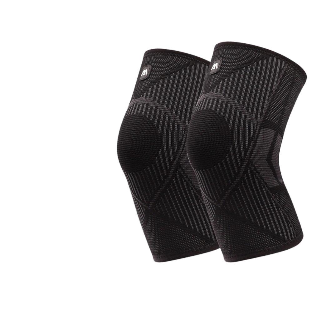 1pair Breathable Knee Supports Brace Anti-collision Knee Sleeve Knee Pad  Running Biking Basketball