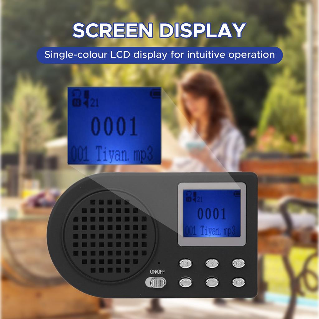 Имитация чириканья птиц Уличный усилитель чириканья птиц с беспроводным пультом 110 звуков животных MP3-динамик