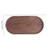Black Walnut Wood Tray Rectangular Household Tea Tray Fruit Plate High Value Wood Dinner Plate