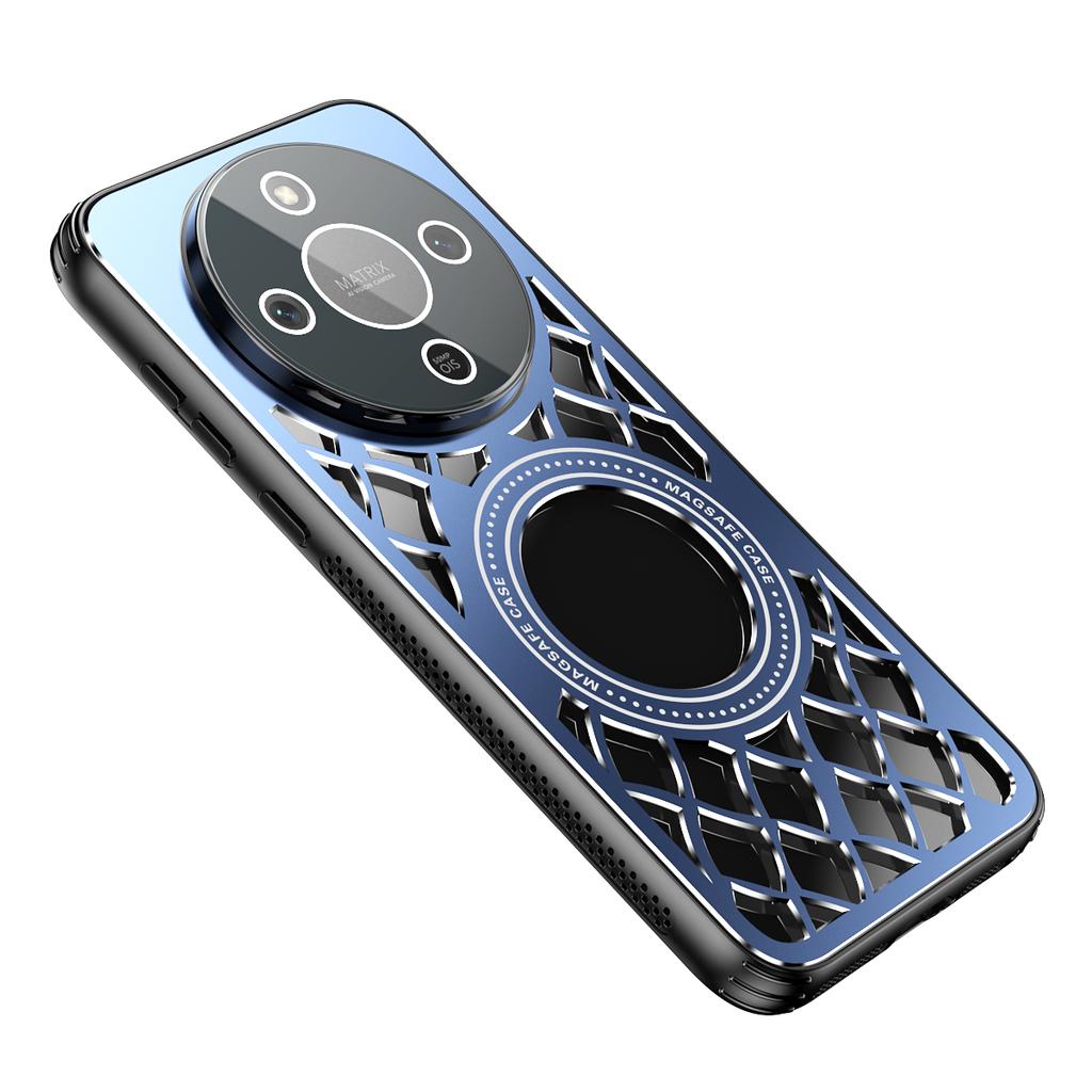Чехол из алюминиевого сплава с магнитным креплением для отвода тепла Honor X9D для Honor Magic 8 Lite, беспроводная зарядка, защитная пленка для объектива, противоударный чехол для X70 X9D