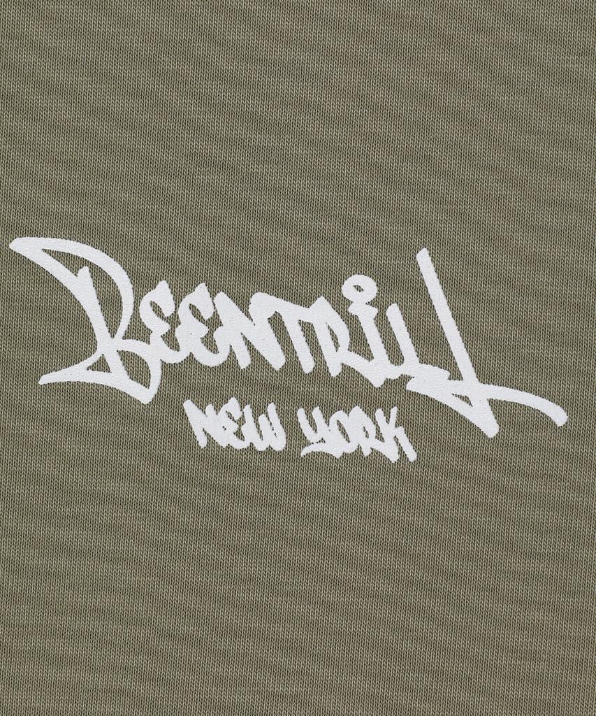 Футболка с логотипом BEENTRILL Script (хаки)