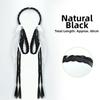Synthetic Bunny Ear Headband Ponytail Ballet Style Long Pony Tail Hairpieces  Cosplay