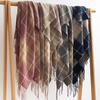 New Korean Imitation Cashmere Scarf High End Versatile Plaid Shawl Couple's Long Winter Warm Scarf