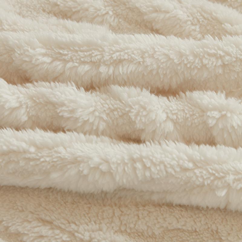 Кремовый ветрозащитный плюшевый диванный чехол «все включено» универсальный осенне-зимний утолщенный диванный чехол простой диванный чехол плед