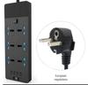 5m 6-Outlet Power Strip with Switch and USB Ports
