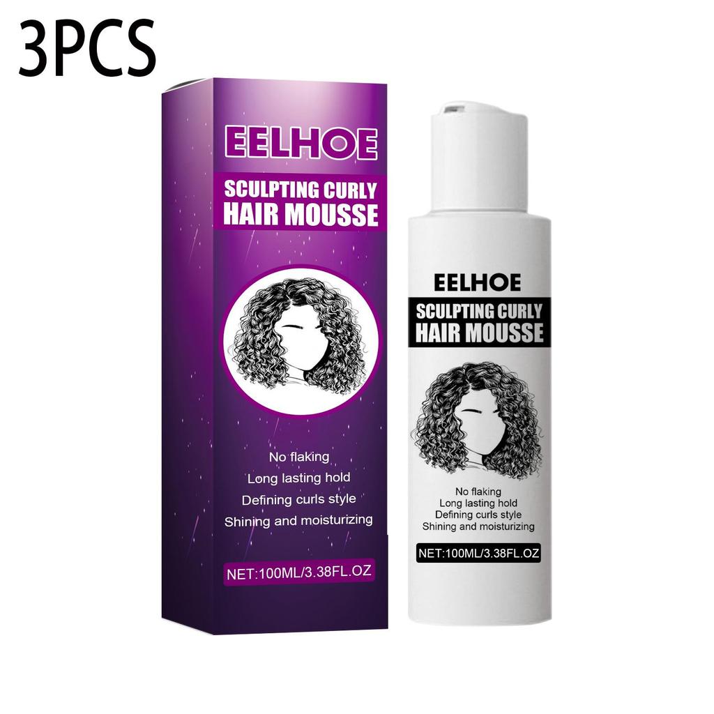 100ml Curly Hair Elastin Improve Hair Brightness Smooth Frizzy Hair Prevent Dryness Moisturize Shape Fluffy Hair Care Products